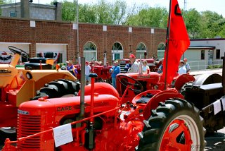 More antique tractors.